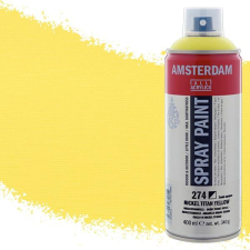 Talens Amsterdam vízbázisú akrilfesték spray, 400 ml - 274, nickel titanium yellow akrilfesték