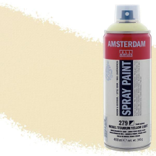 Talens Amsterdam vízbázisú akrilfesték spray, 400 ml - 279, nickel titanium yellow light akrilfesték