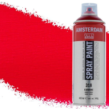 Talens Amsterdam vízbázisú akrilfesték spray, 400 ml - 318, carmine akrilfesték