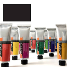 Talens Cobra vizes olajfesték, 40 ml - 702, lamp black hobbifesték