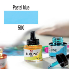 Talens Ecoline akvarellfesték koncentrátum, 30 ml - 580, pastel blue akvarell