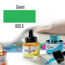 Talens Ecoline akvarellfesték koncentrátum, 30 ml - 600, green akvarell