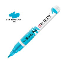 Talens Ecoline Brush Pen akvarell ecsetfilc - 551, sky blue light akvarell