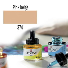 Talens Ecoline folyékony akvarell festék, 30 ml - 374, pink beige akvarell