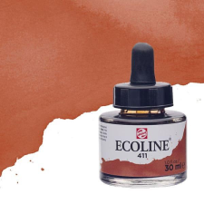 Talens Ecoline folyékony akvarell festék, 30 ml - 411, burnt sienna akvarell