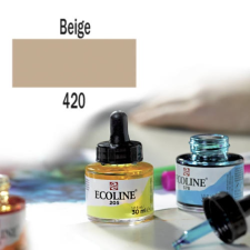  Talens Ecoline folyékony akvarell festék, 30 ml - 420, beige akvarell