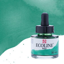 Talens Ecoline folyékony akvarell festék, 30 ml - 602, deep green akvarell