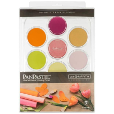 Talens PanPastel tégelyes porpasztell készlet, 7 db + kiegészítők - Lia Griffith Designer Kit pasztellkréta