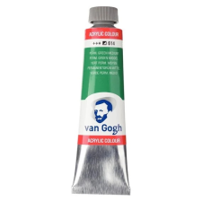 Talens Van Gogh akrilfesték 40ml, középzöld (Permanent Green Medium) 614 akrilfesték