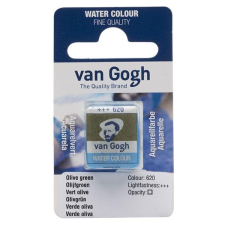 Talens Van Gogh szilkés akvarellfesték, 1/2 szilke - 620, olive green akvarell
