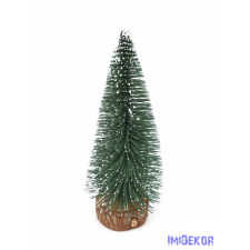  Talpas fenyőfa 15cm - Sötét Zöld karácsonyi dekoráció