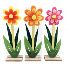  Talpon álló filc virágdísz - 32 cm dekorációs kellék