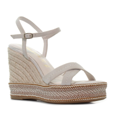 Tamaris bézs női éktalpú szandál Méret:41