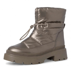 Tamaris bronz bélelt bokacsizma