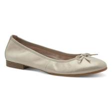 Tamaris női bőr balerina cipő - arany női cipő