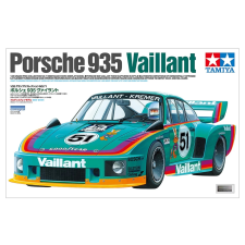 tamiya 1/20 Porsche 935 Vaillant sportkocsi modell makett