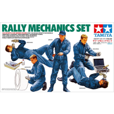 tamiya 1/24 Rally szerviz csapat figura modell kiegészítő makett