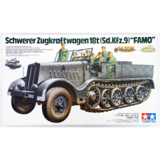 tamiya 1/35 FAMO 80 tonnás német féllánctalpas modell makett