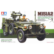 tamiya 1/35 M151A2 amerikai katonai terepjáró modell TOW rakétavetővel makett