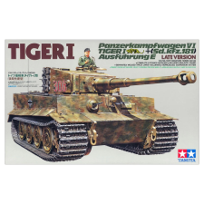 tamiya 1/35 Tigris I német nehéz tank modell későbbi változat makett