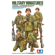  Tamiya 1:35 U.S. Infantry Scout Set (35379) makett
