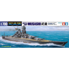 tamiya 1/700 Musashi japán csatahajó modell makett