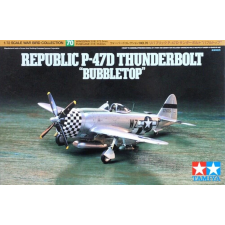 tamiya 1/72 Republic P-47D Thunderbolt Bubbletop vadászgép modell makett