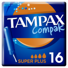 Tampax Compak Super Plus Applikátoros Tampon, 16 db intim higiénia