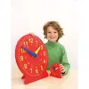  Tanári demonstrációs óra - piros,mágneses,átm.41cm