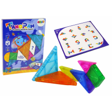  Tangram 7 mágneses blokk kirakó mágneses építőjáték
