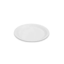  Tányér lapos papír 23 cm 100 db/csomag fehér party kellék