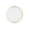  Tányérok, fehér, 18,5 cm (1 pkt / 6 db.)