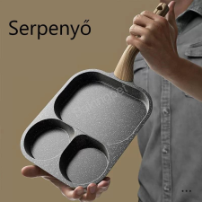  Tapadásmentes Multifunkciós Serpenyő – 3 Részes sütés és főzés