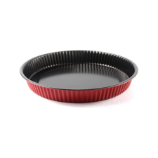 Tapadásmentes pite forma, kerek, piros - 30 cm sütés és főzés