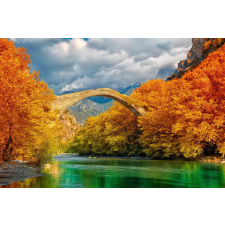  Tapéta A hegyek közötti híd, 300 x 250 cm tapéta, díszléc és más dekoráció