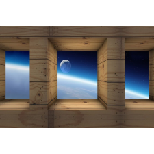  Tapéta Ablak a világegyetemre, 350 x 250 cm tapéta, díszléc és más dekoráció