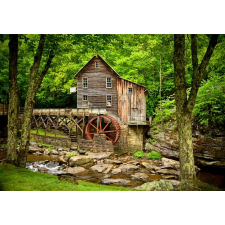  Tapéta Malom az erdőből, 300 x 200 cm tapéta, díszléc és más dekoráció