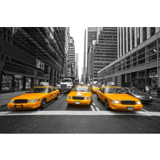  Tapéta Taxi New Yorkban, 300 x 200 cm tapéta, díszléc és más dekoráció