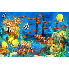  Tapéta víz alatti világ 2, 400 x 250 cm tapéta, díszléc és más dekoráció