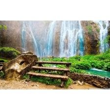  Tapéta Vízesés paddal, 400 x 250 cm tapéta, díszléc és más dekoráció