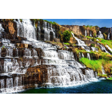  Tapéta Vízesés Vietnamban 2, 300 x 200 cm tapéta, díszléc és más dekoráció