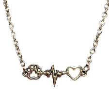  Tappancs-szív medál nyaklánccal nyaklánc