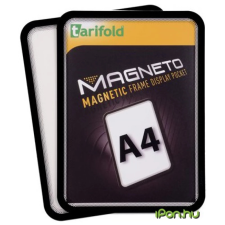 TARIFOLD Mágneses tasak, mágneses háttal, A4, TARIFOLD "Magneto", fekete információs tábla, állvány