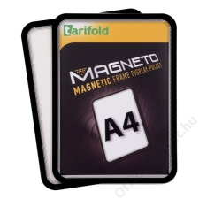 TARIFOLD Mágneses tasak, mágneses háttal, A4, TARIFOLD Magneto, fekete (TF194907) mágnestábla