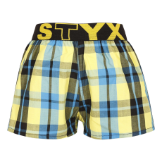  Tarka gyerek klasszikus boxeralsó Styx sport gumi (BJ933) 4-5 éves