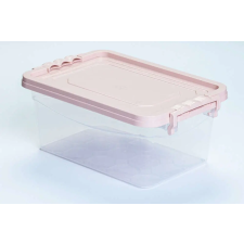  * Tároló doboz pink tetővel 4 l bútor