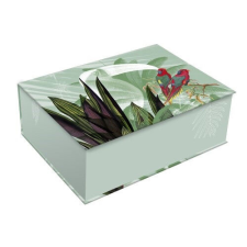 Tárolódoboz Clairefontaine Jungle Harmony  35,5x26x13 cm karton, vegyes ajándéktasak