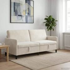  Tárolós Kanapé Krémszínű 192 x 78 x 87 cm Poliészter bútor