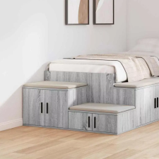  Tárolószekrény 2 pcs Szürke Sonoma 118 x 41 x 40 cm Faanyag bútor