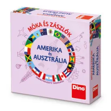  Társasjáték - Móka és zászlók - Amerika és Ausztrália társasjáték
